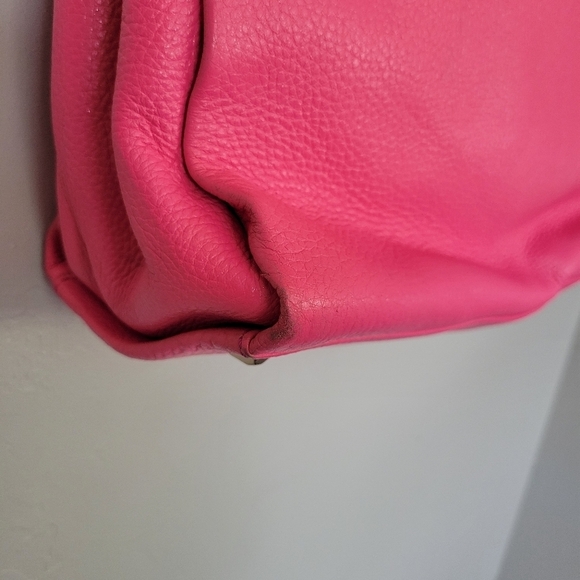 Kate Spade Phoebe Neon Pink Shoulder Bag Purse Chain Strap Girly Summer Spring - Picture 11 of 14